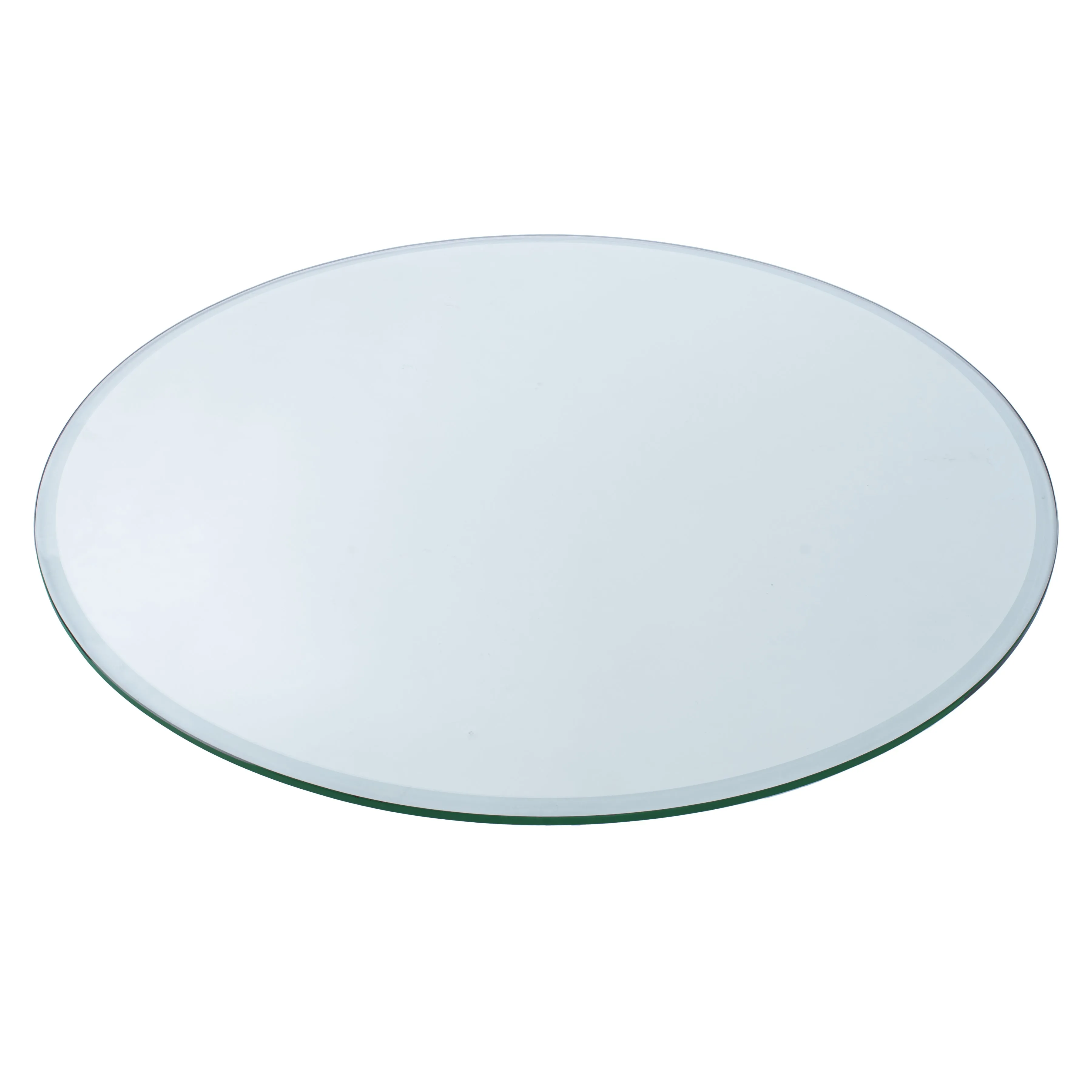 29" Round Clear Glass Table Tops