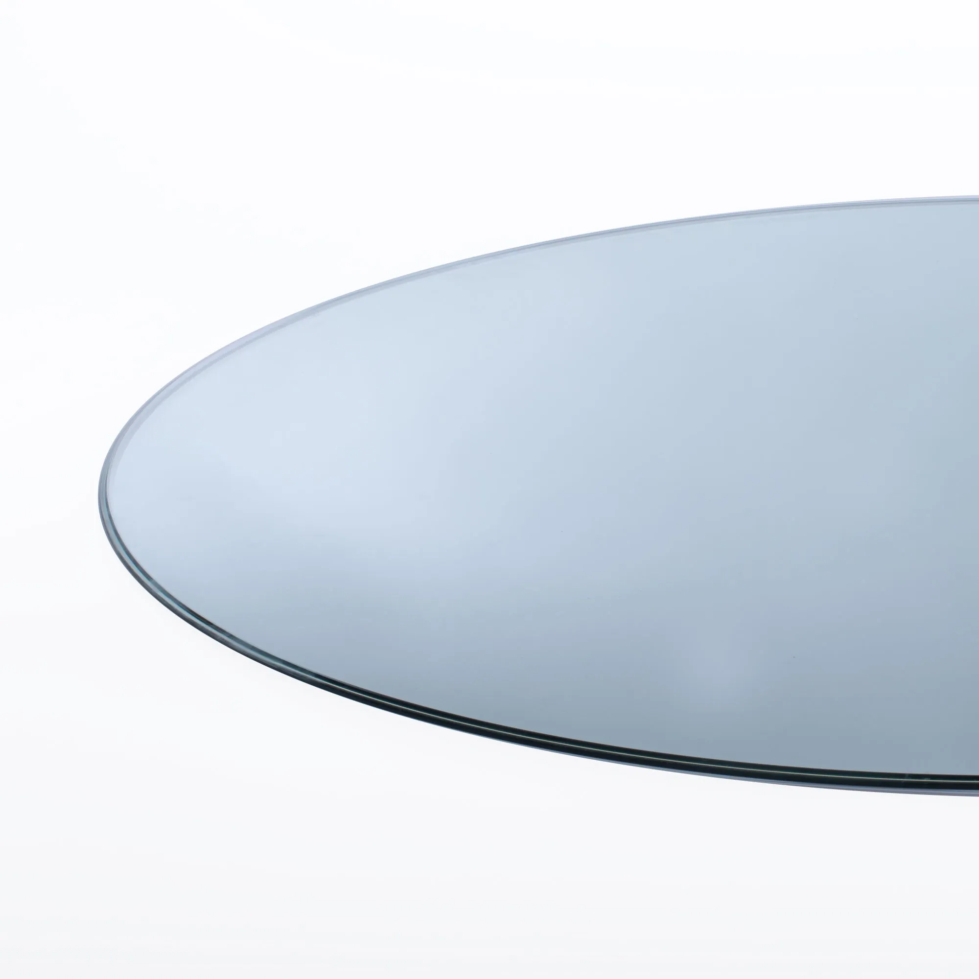 36" Round Clear Glass Table Tops