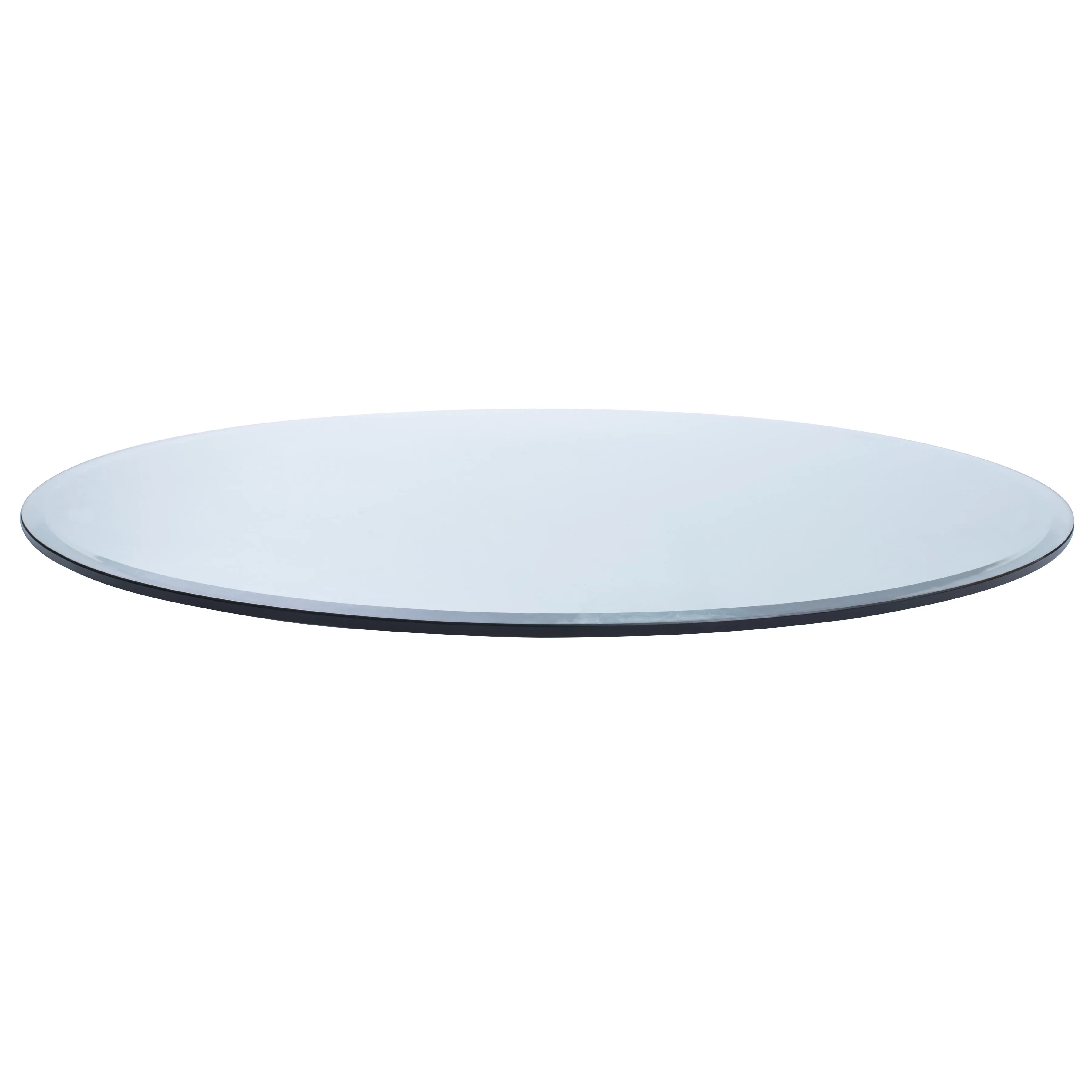 36" Round Clear Glass Table Tops