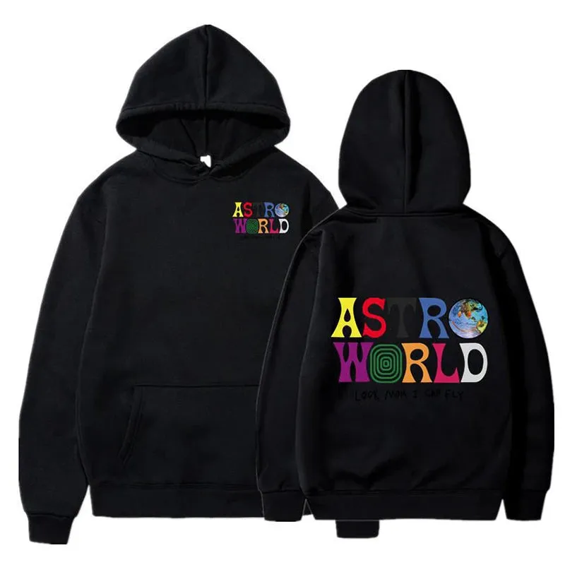 ASTROWORLD Hoodies Thrills And Chills Sweatpants Men Fashion Letter Graphic Printed Sweatshirts Sportpants Women Hooded Pullover