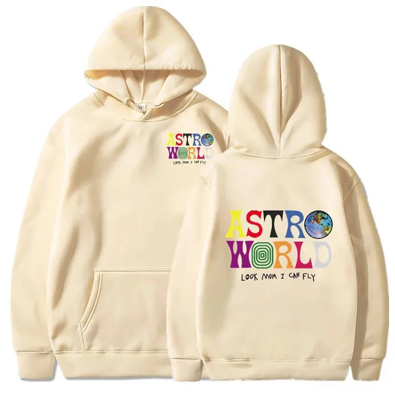 ASTROWORLD Hoodies Thrills And Chills Sweatpants Men Fashion Letter Graphic Printed Sweatshirts Sportpants Women Hooded Pullover