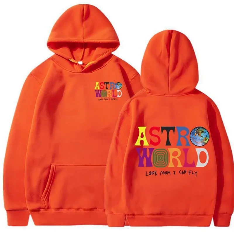 ASTROWORLD Hoodies Thrills And Chills Sweatpants Men Fashion Letter Graphic Printed Sweatshirts Sportpants Women Hooded Pullover