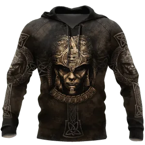 Aztec Hoodies, 3D All Over Printed Mexican Aztec Hoodies, Azteca Hoodie