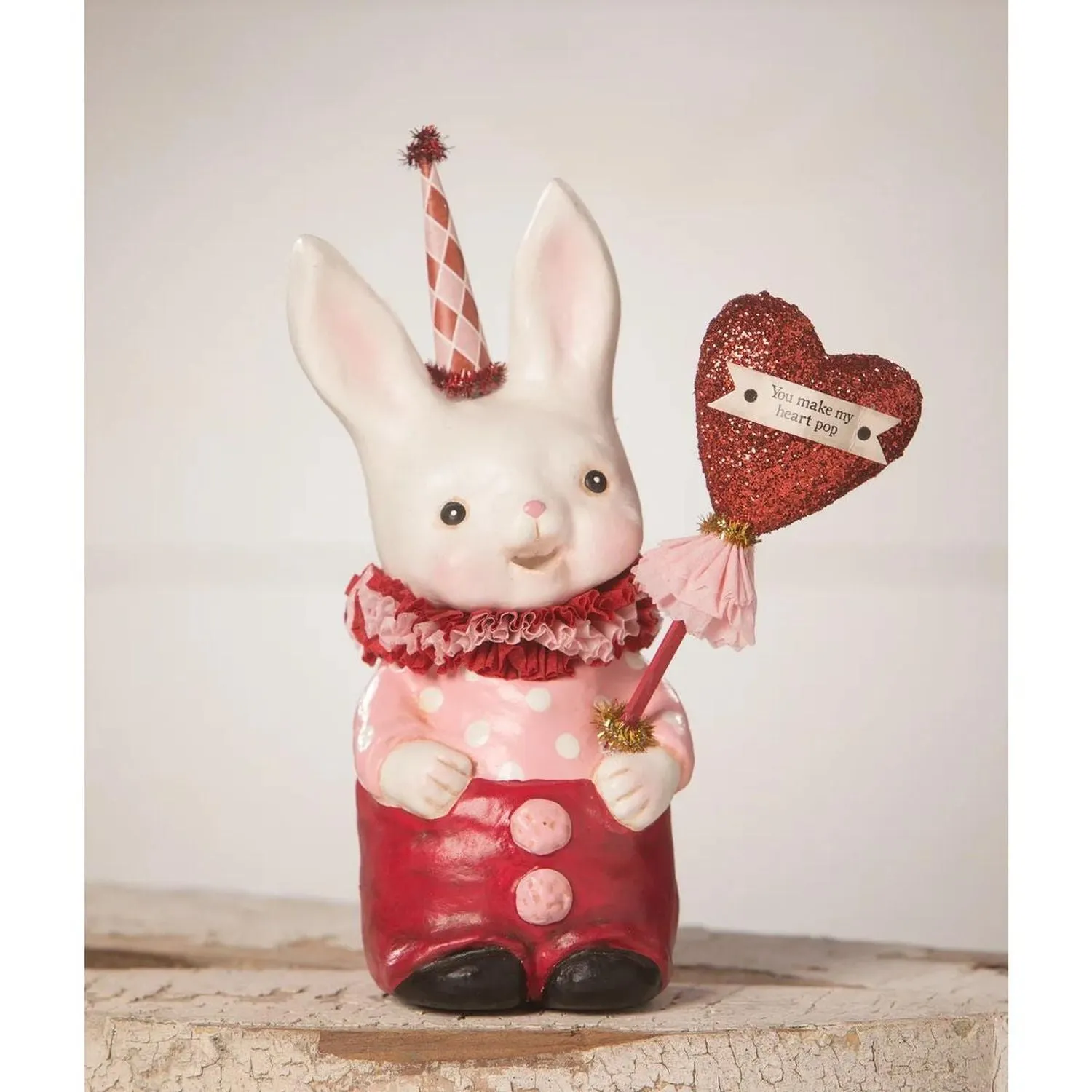 Bethany Lowe Valentine Snuggle Bunny