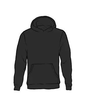 Certainly! Heres an optimized title for the product:

Unisex Cozy Cotton Black Hoodie with Adjustable Drawstring and Front Pocket