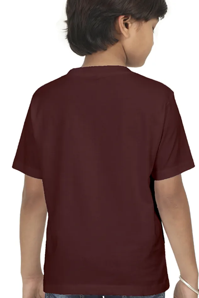 Boys Round Neck Half Sleeve Classic Idea T-Shirt