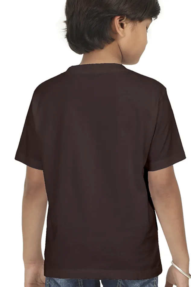 Boys Round Neck Half Sleeve Classic Idea T-Shirt