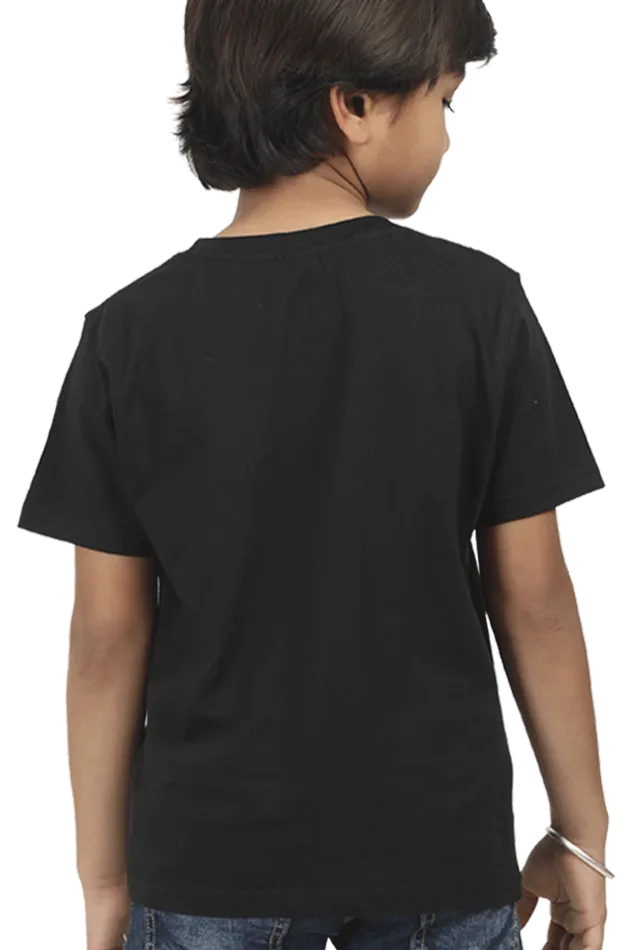 Boys Round Neck Half Sleeve Classic Idea T-Shirt