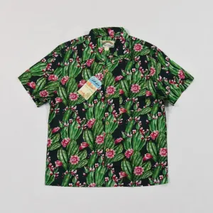 Cactus Floral Hawaiian Shirts - Men's Cotton Holiday Tee Shirts