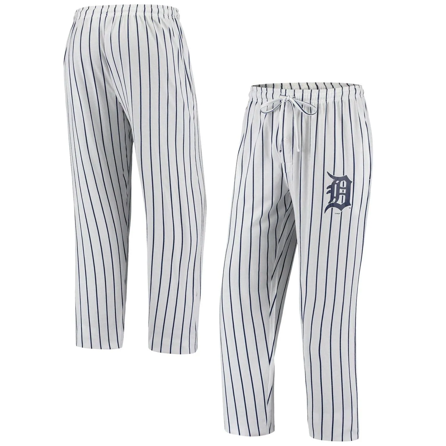 Concepts Detroit Tigers Vigor Men's White Pinstripe Track Pants