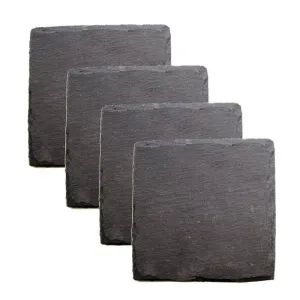 Country Home: Square Slate Coasters