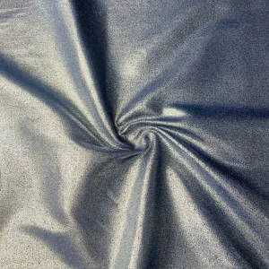 Dark Blue Solid Denim Foil Fabric 19329