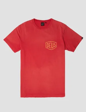 Deus Ex Machina Sunbleached Canggu T-Shirt - Rich Red