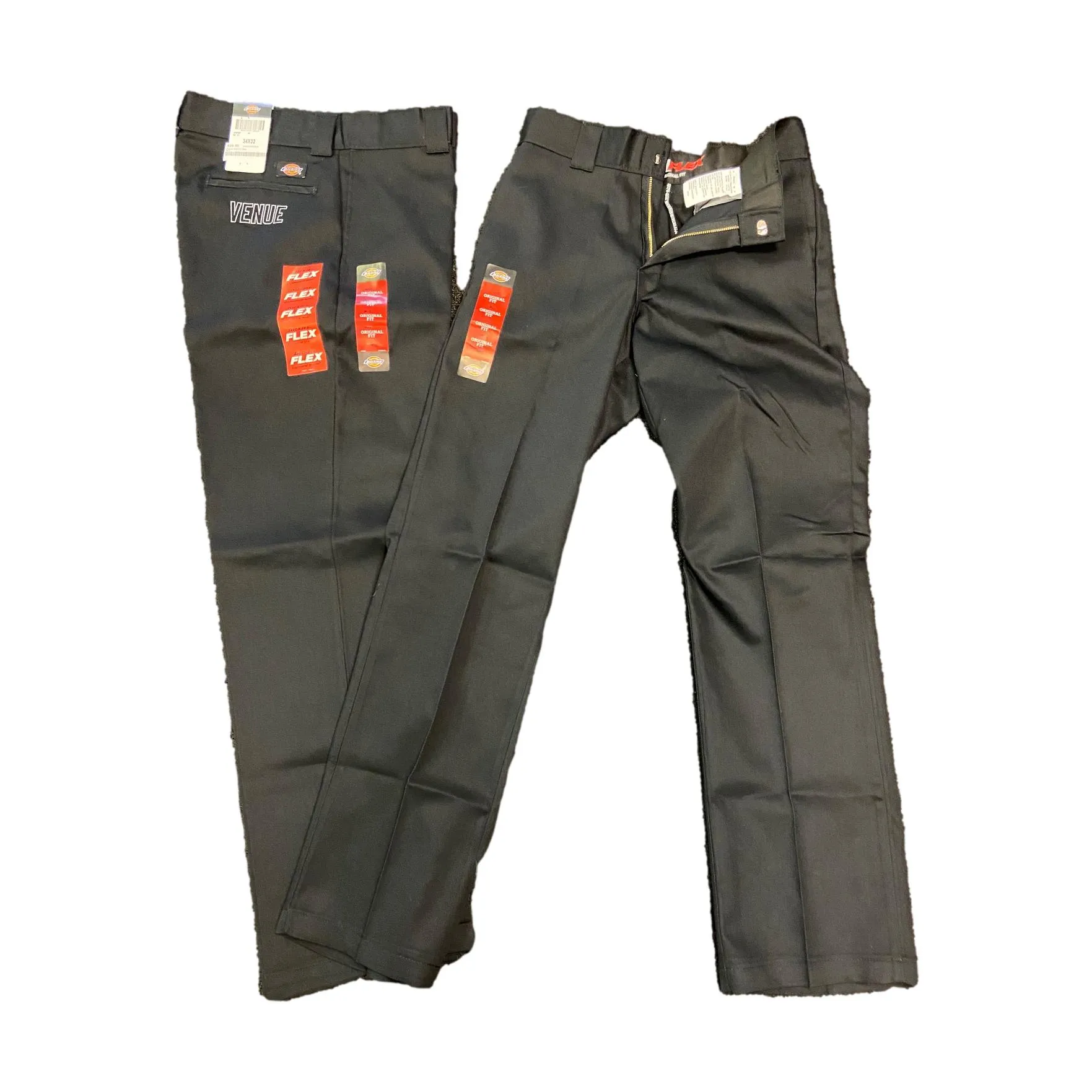 Dickies 874 Flex Work Pant Black w/Venue Embroidery