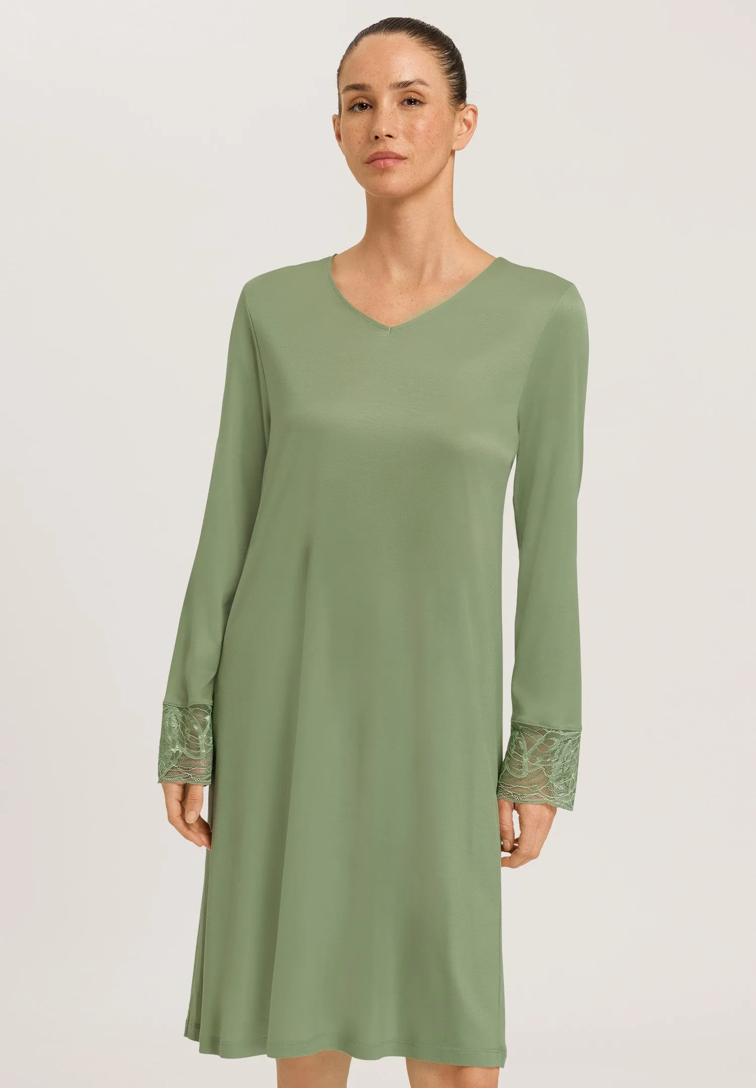 Elia Lace V-Neck Nightgown | Loden Frost 74989-2718