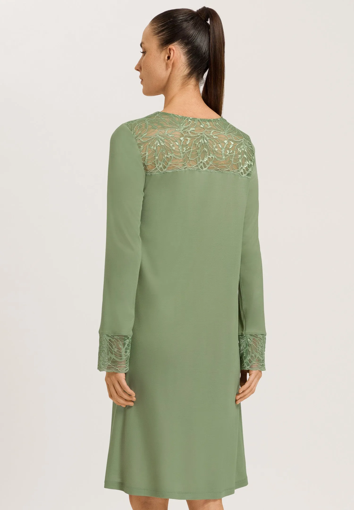 Elia Lace V-Neck Nightgown | Loden Frost 74989-2718