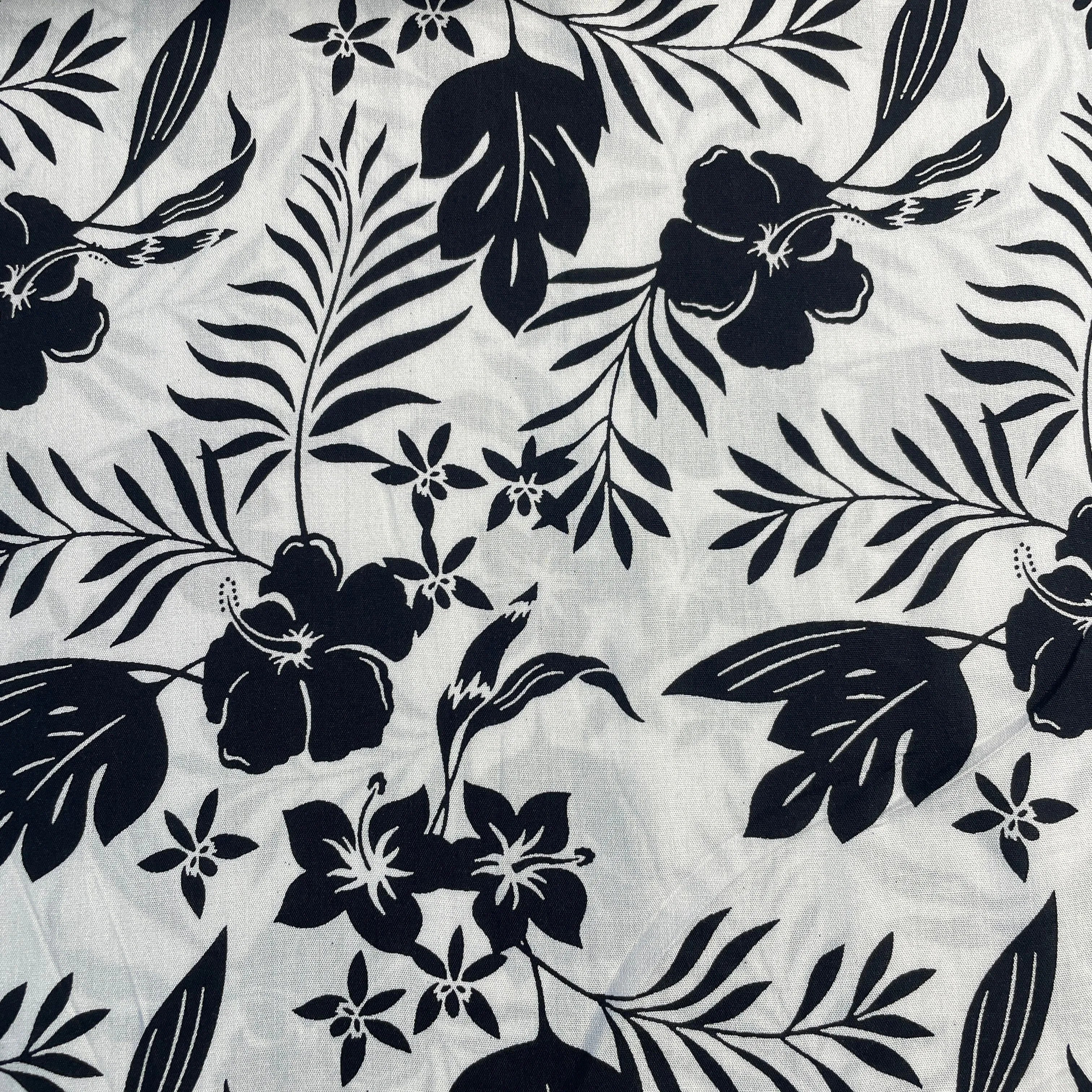 Exclusive Blue Tropical Print Rayon Fabric