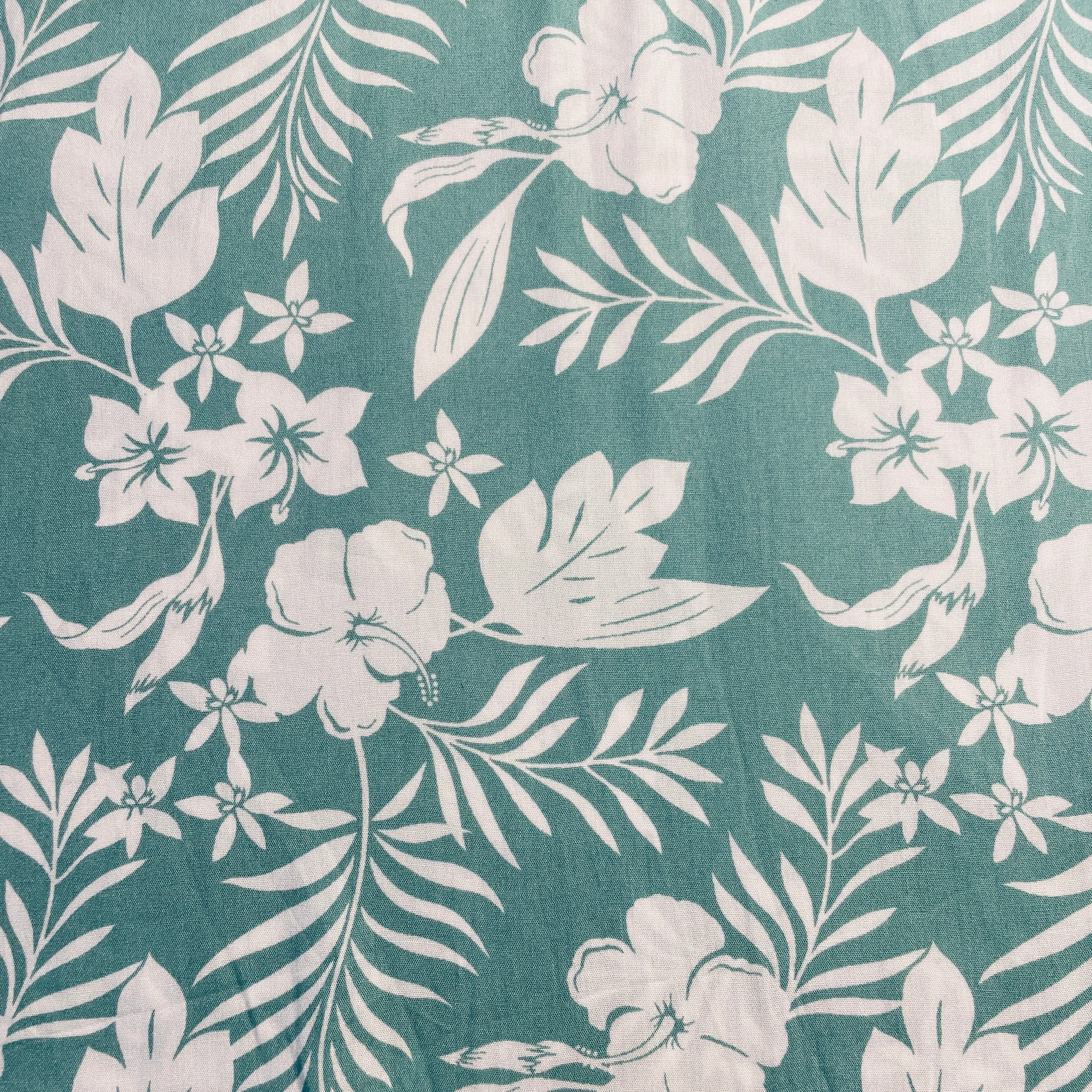 Exclusive Sage Green Floral Print Rayon Fabric