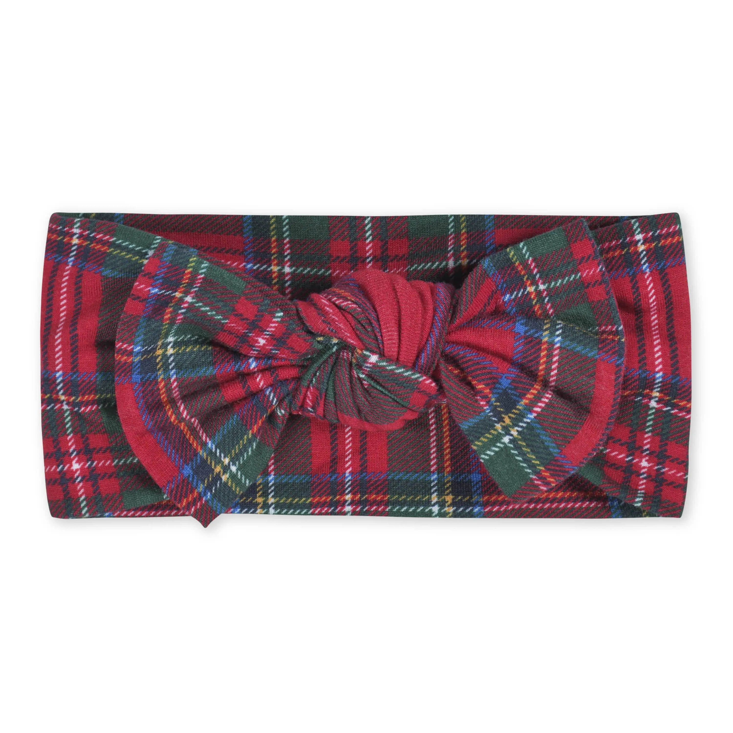 Girls Plaid About You Buttery Soft Viscose Made from Eucalyptus Holiday Headband