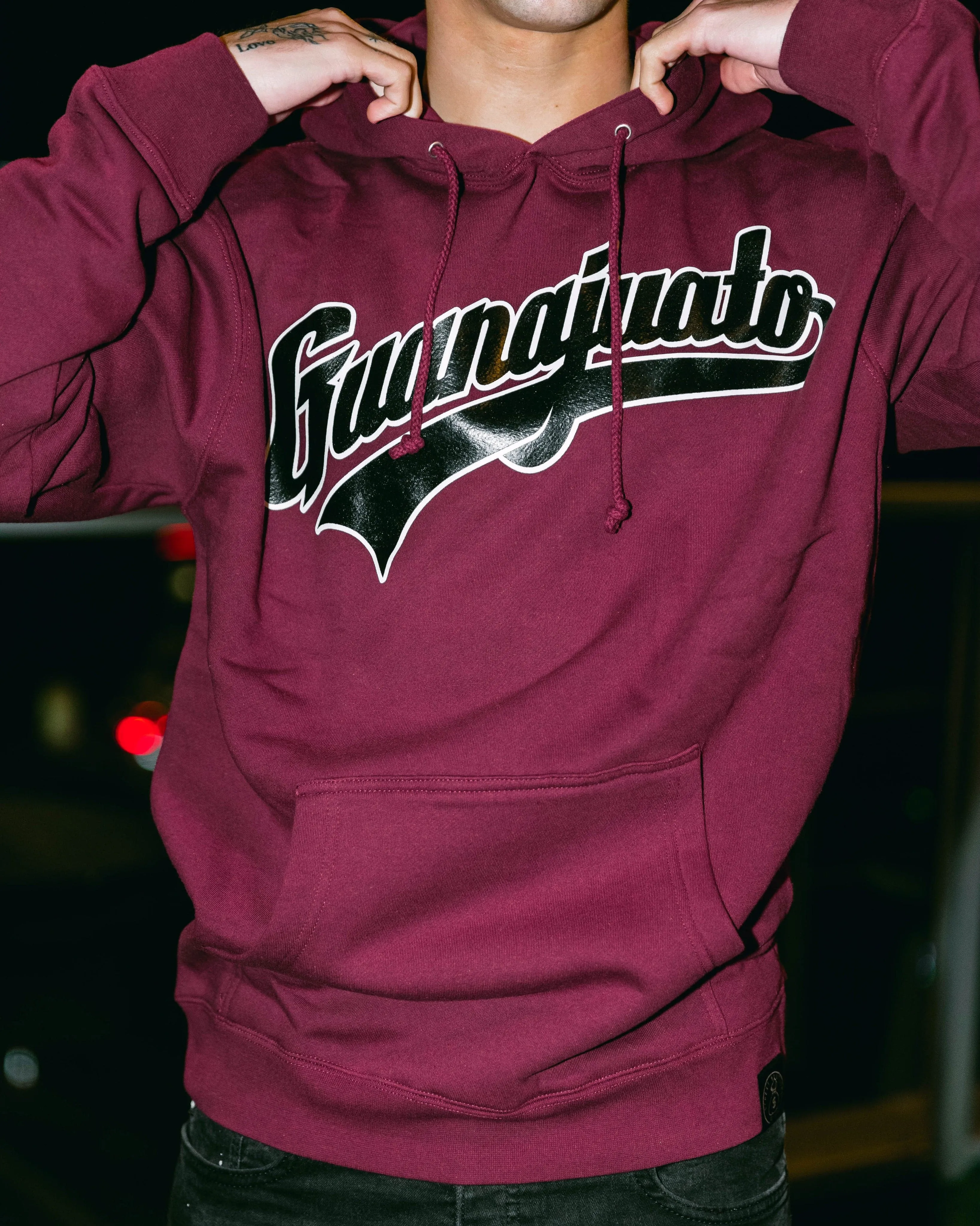 GUANAJUATO MAROON HOODIE