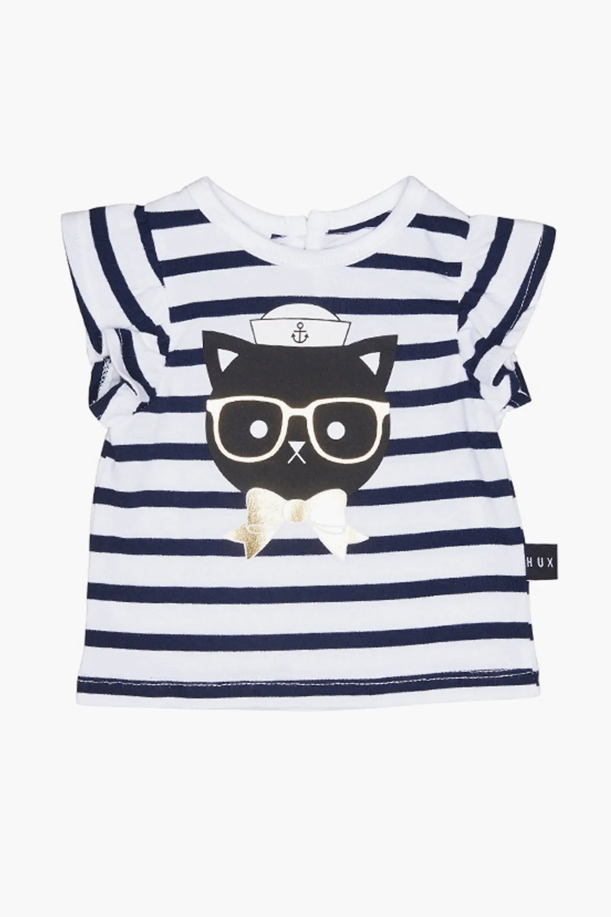 Huxbaby Sailor Cat Frill Top