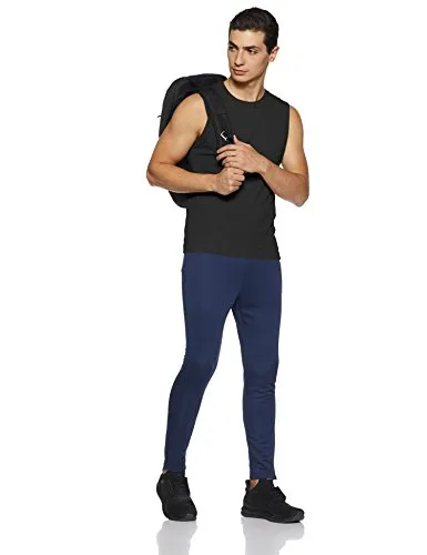 Jockey 9930 Men's Super Combed Cotton Rib Solid Round Neck Muscle Vest_Black_M