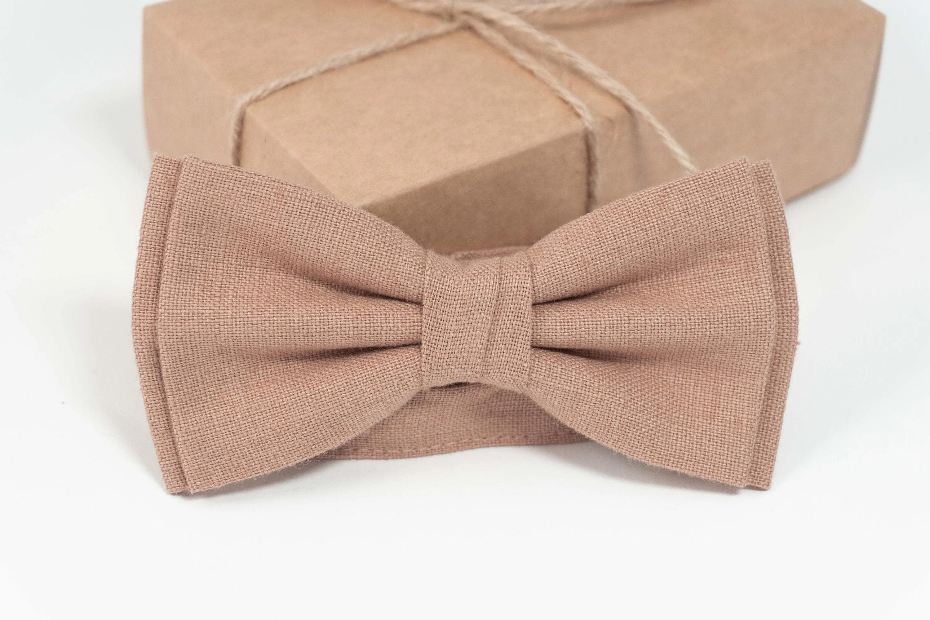 Light brown color bow tie | Light brown ties for men