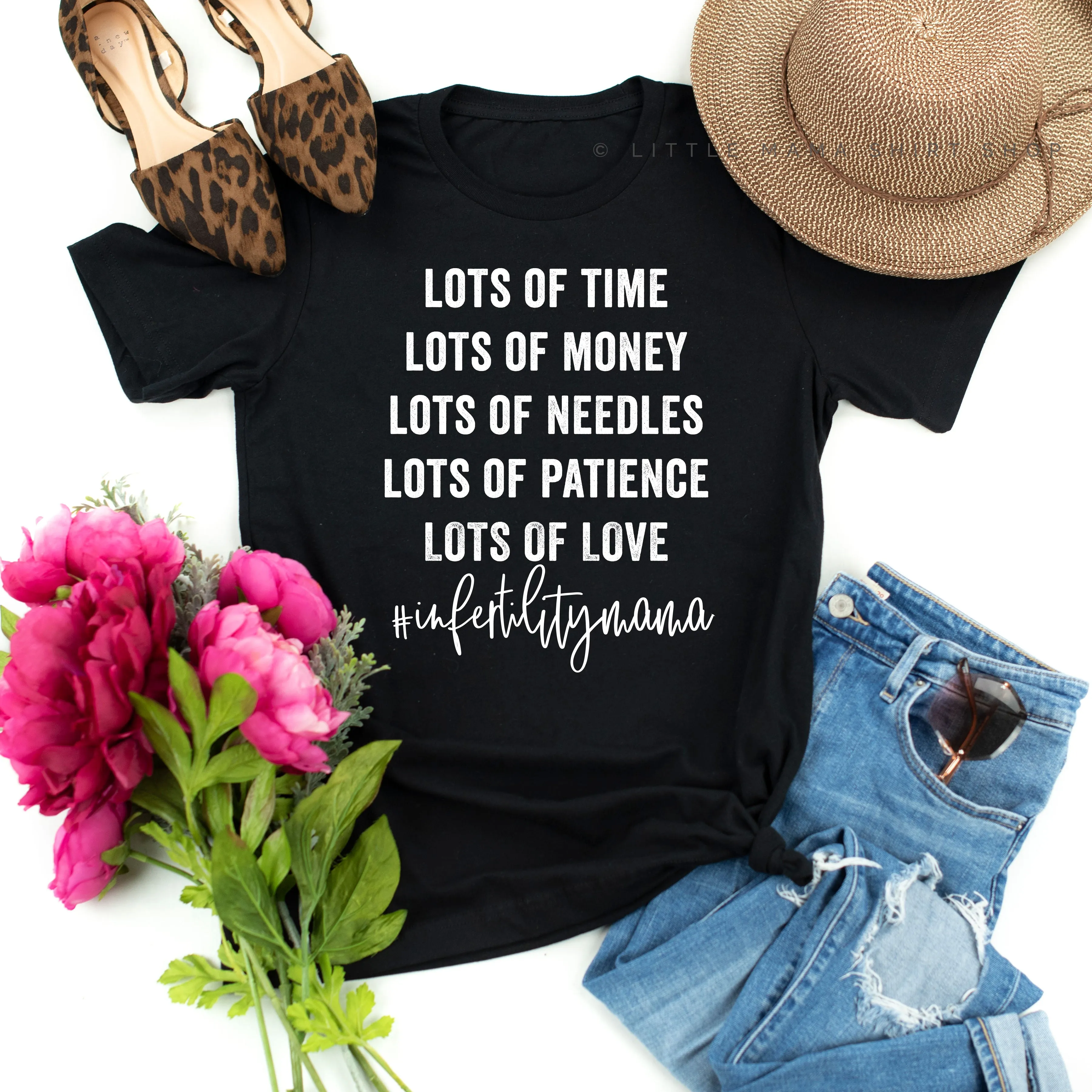 Lots of Love - #InfertilityMama - Unisex Tee