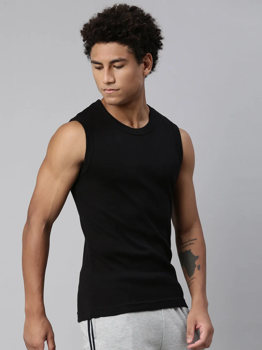 Men's Solid Vest