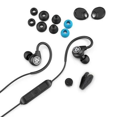 New - JLab Fit Sport Bluetooth Wireless Earbuds - Black