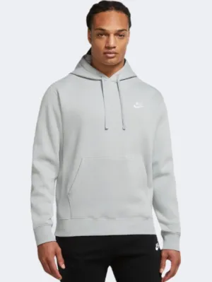 Nike Club Men Lifestyle Hoody Smoke Grey/White