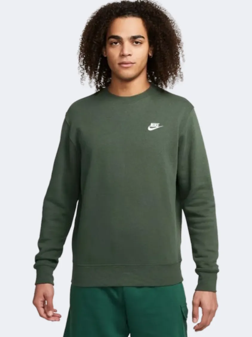 Nike Club Men Lifestyle Sweatshirt Fir/White