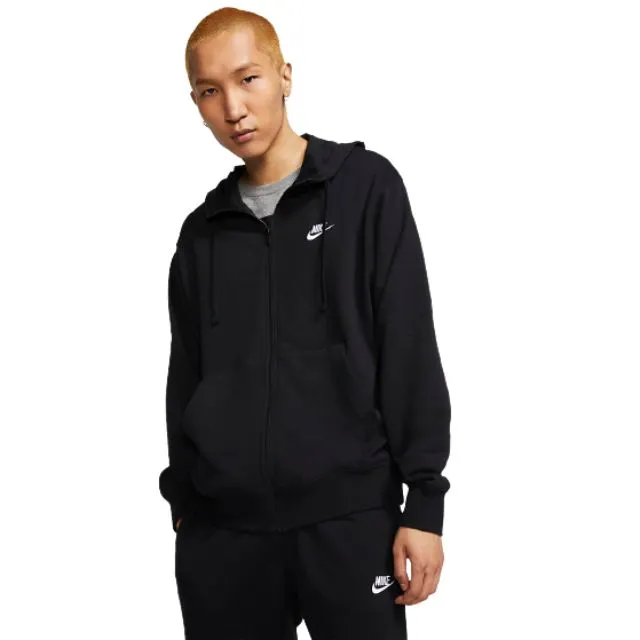 Nike Sportswear Club Men Lifestyle Hoody Black/White