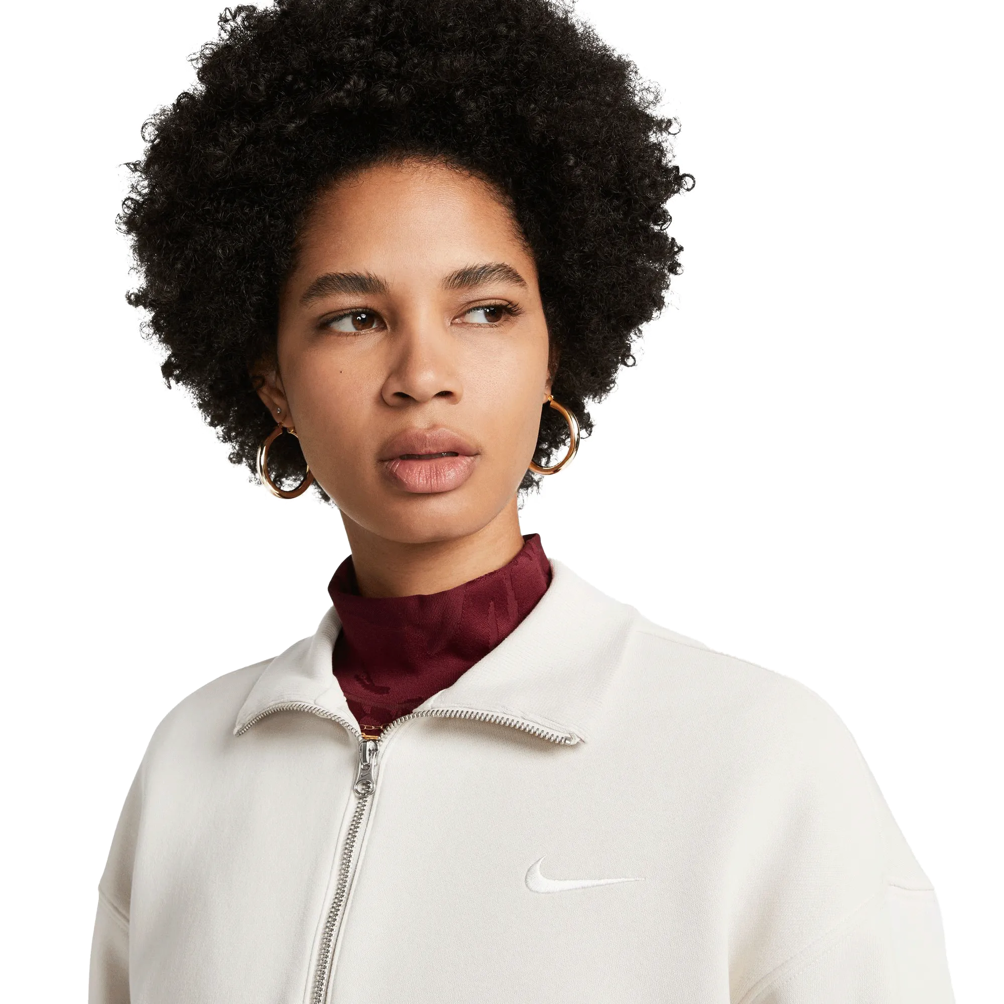 Nike Sportswear Phoenix Fleece Women's 1/2-Zip Cropped Sweatshirt