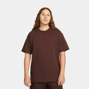 NSW Premium Essentials Mens Short Sleeve Shirt (Dark Brown)