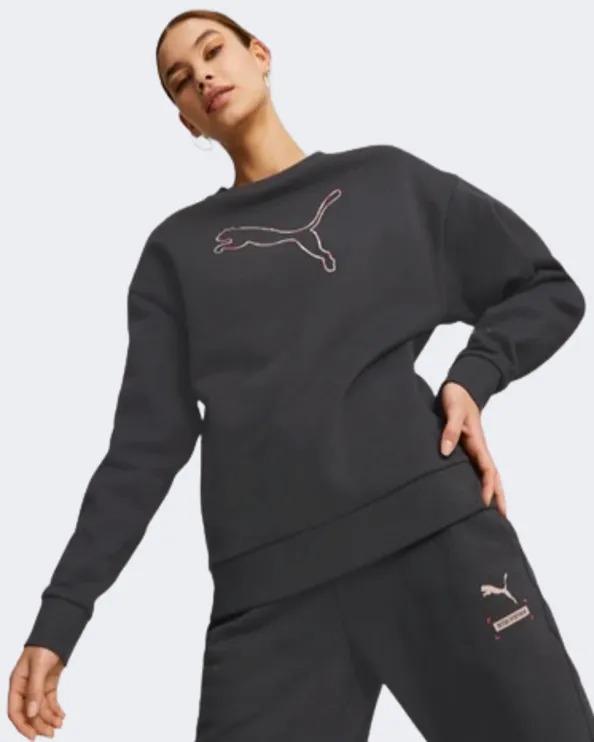 Puma Better Crew Neck Women Lifestyle Sweatshirt Black 67003575