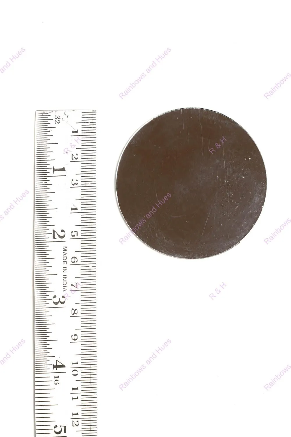 R&H Craft Mirrors Circle Shape 100 Grams for LIPPAN Art, Mirror Art, MUD and Mirror Art, Craft, Mosaic Art, Home Decorations ETC (1 CM)