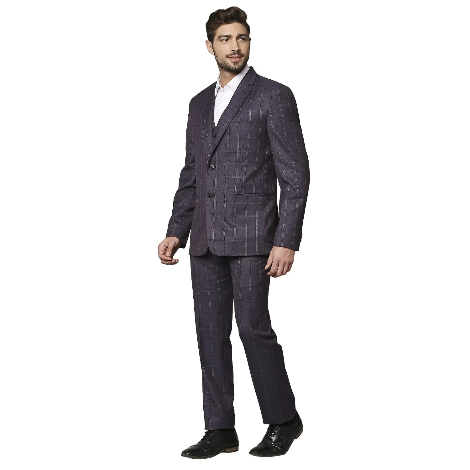 Raymond Dark Violet Suit (Size: 44)-RMDH02085-V8