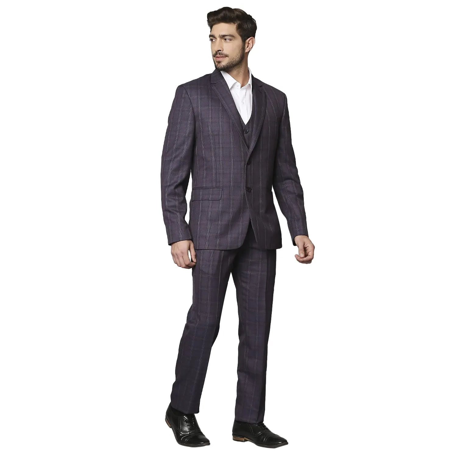 Raymond Dark Violet Suit (Size: 44)-RMDH02085-V8