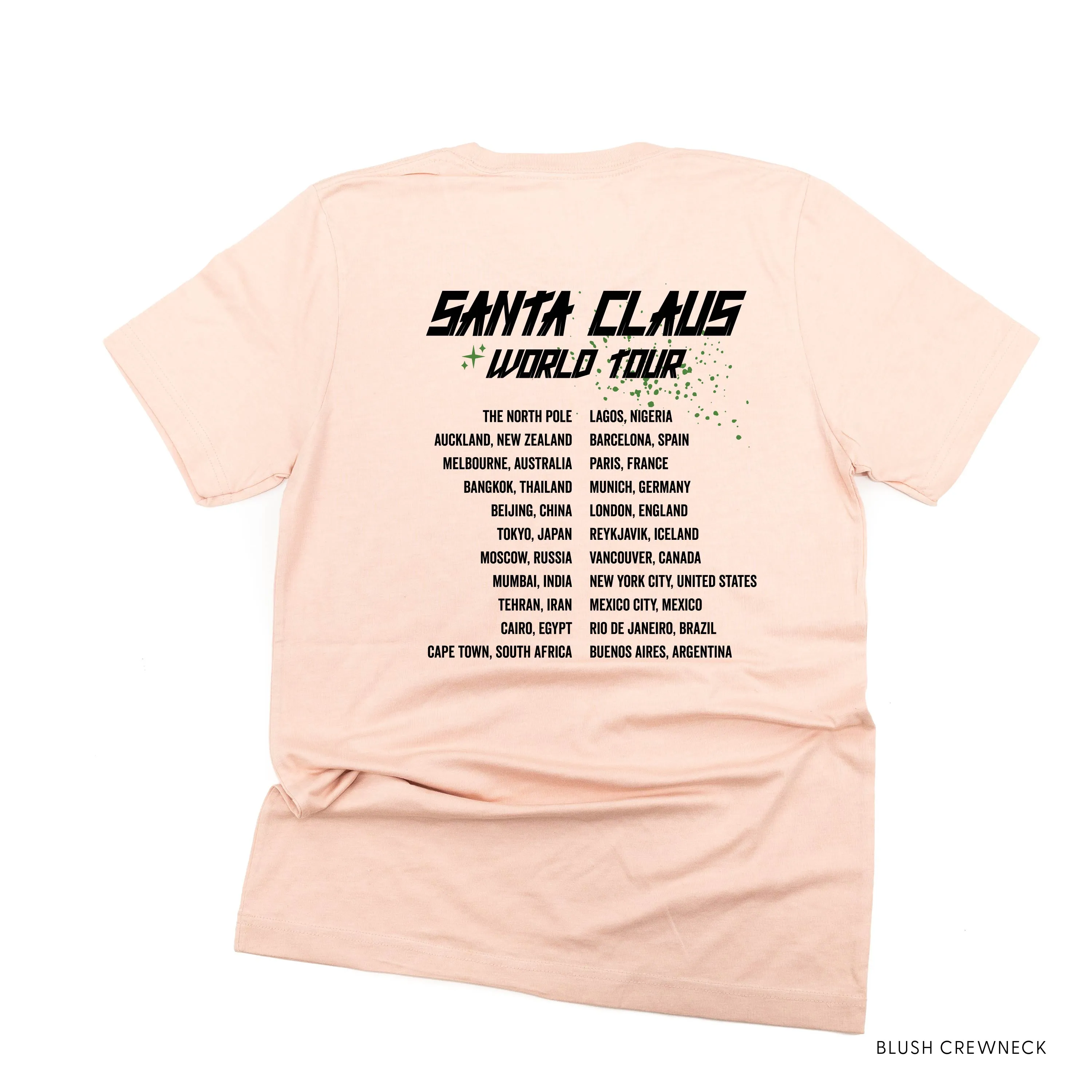 Santa Claus World Tour (f&b) - Unisex Tee