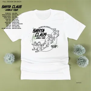 Santa Claus World Tour (f&b) - Unisex Tee