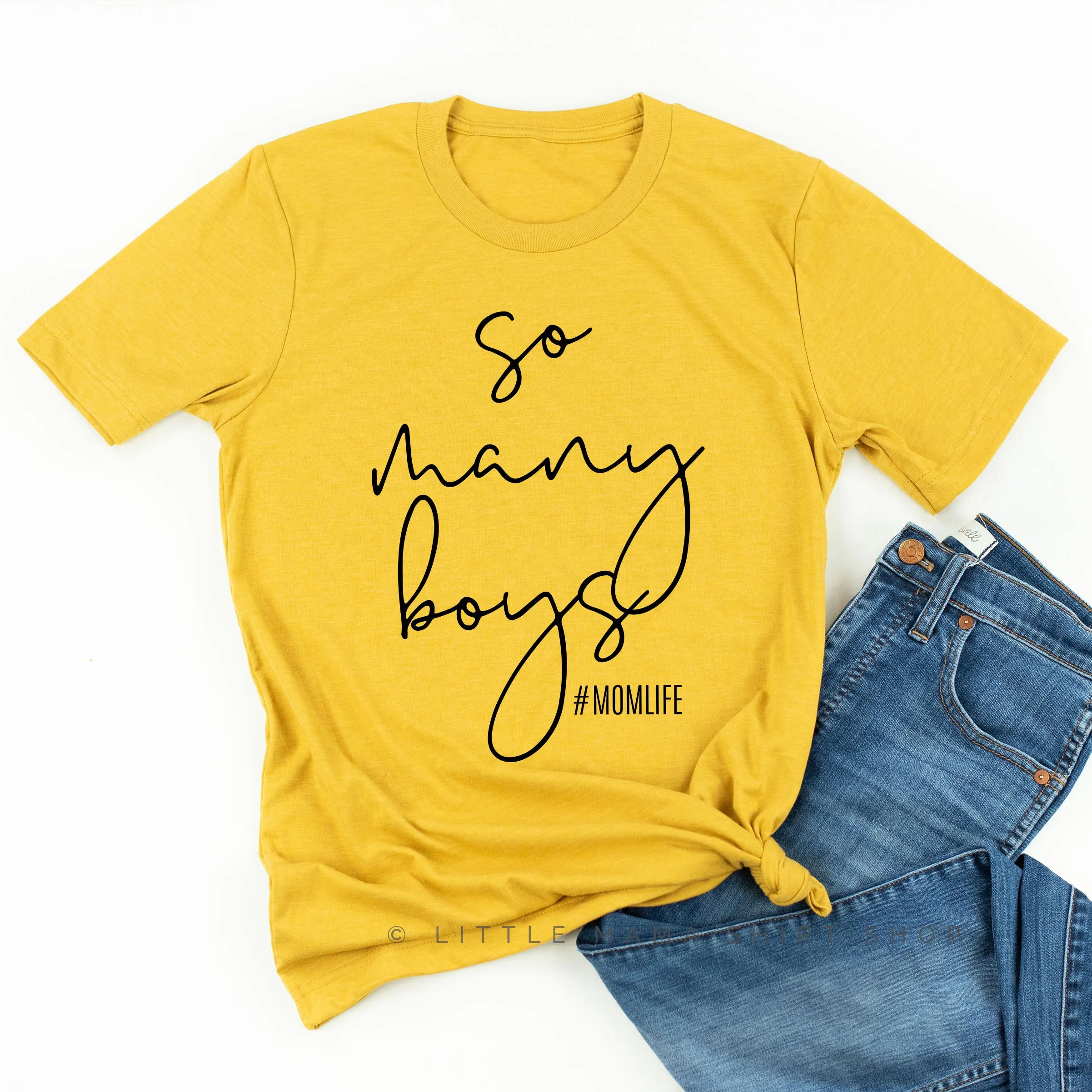 So Many Boys #MomLife - Unisex Tee