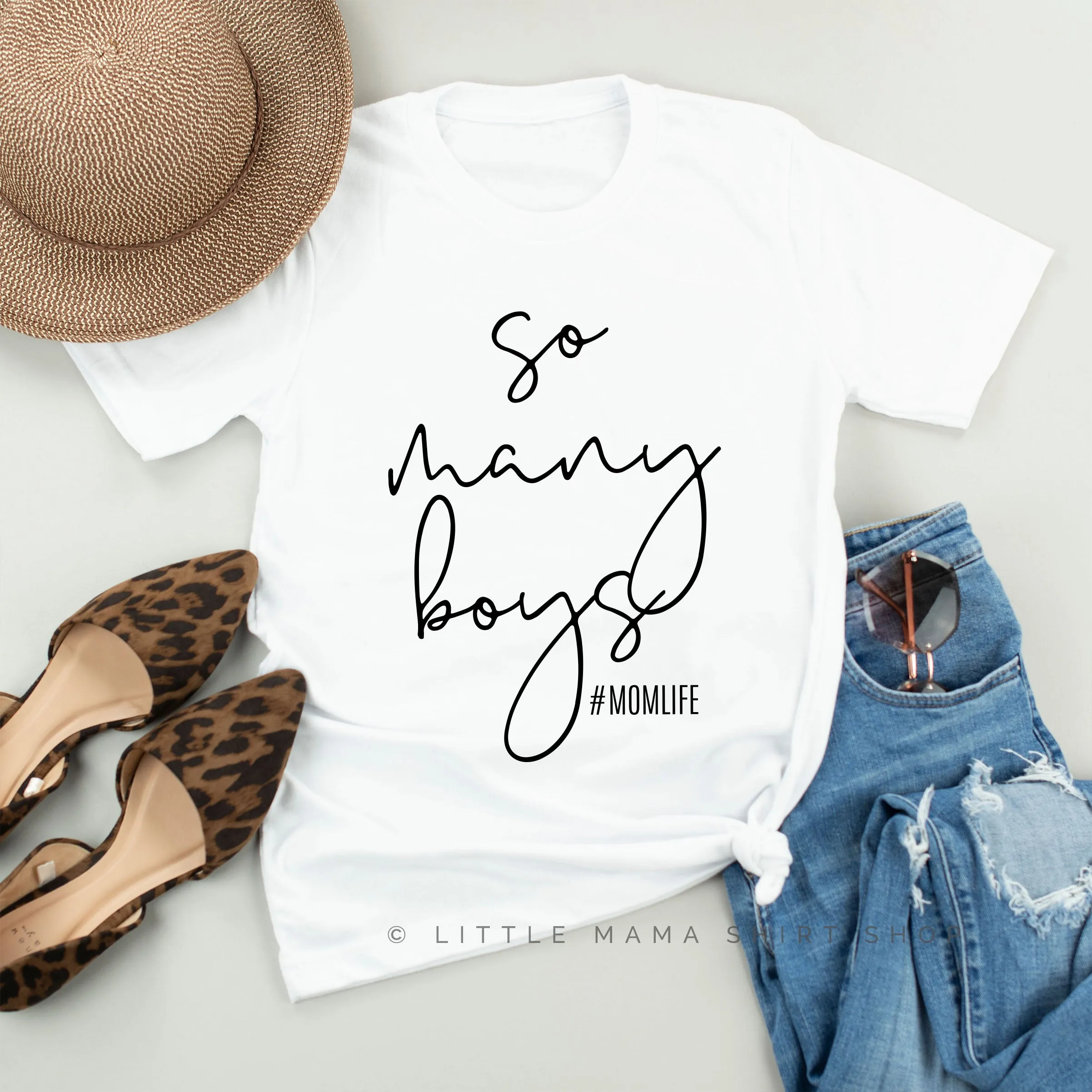 So Many Boys #MomLife - Unisex Tee