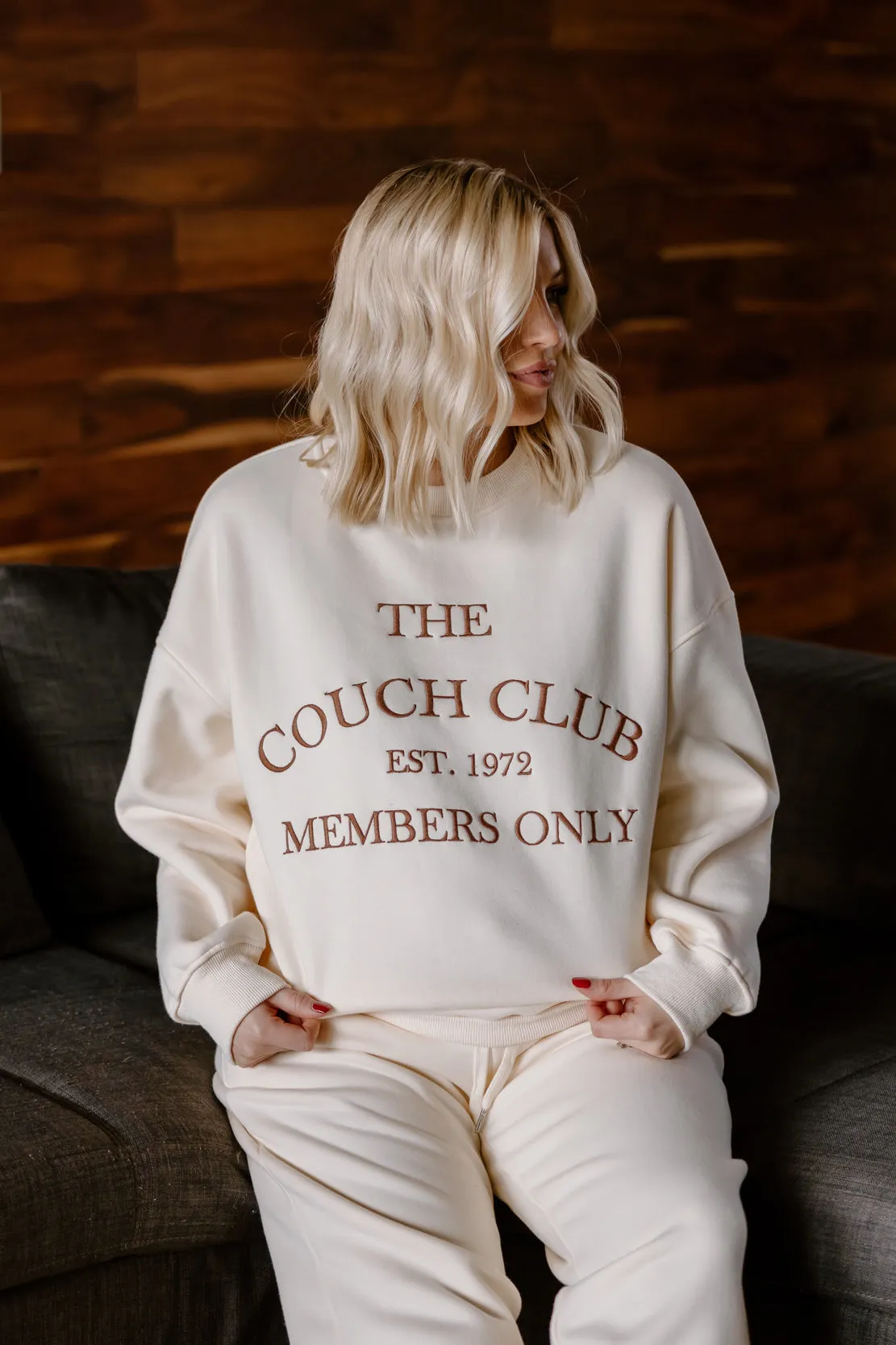 The Couch Club Sweatshirt | Cream