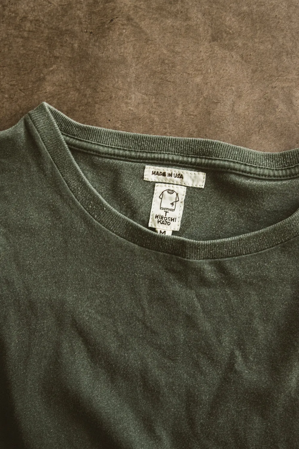 The Stamp Organic Cotton 7oz - Pigment Military Green