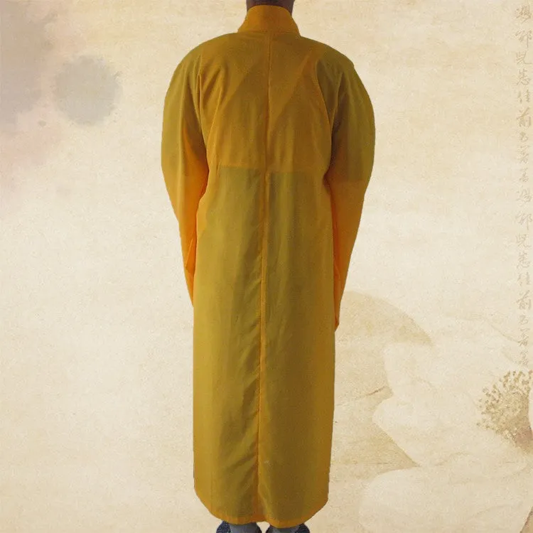 Unisex Zen Buddhist Robe, Lay Monk, Meditation Gown, Monk Training Uniform