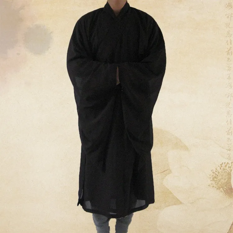 Unisex Zen Buddhist Robe, Lay Monk, Meditation Gown, Monk Training Uniform