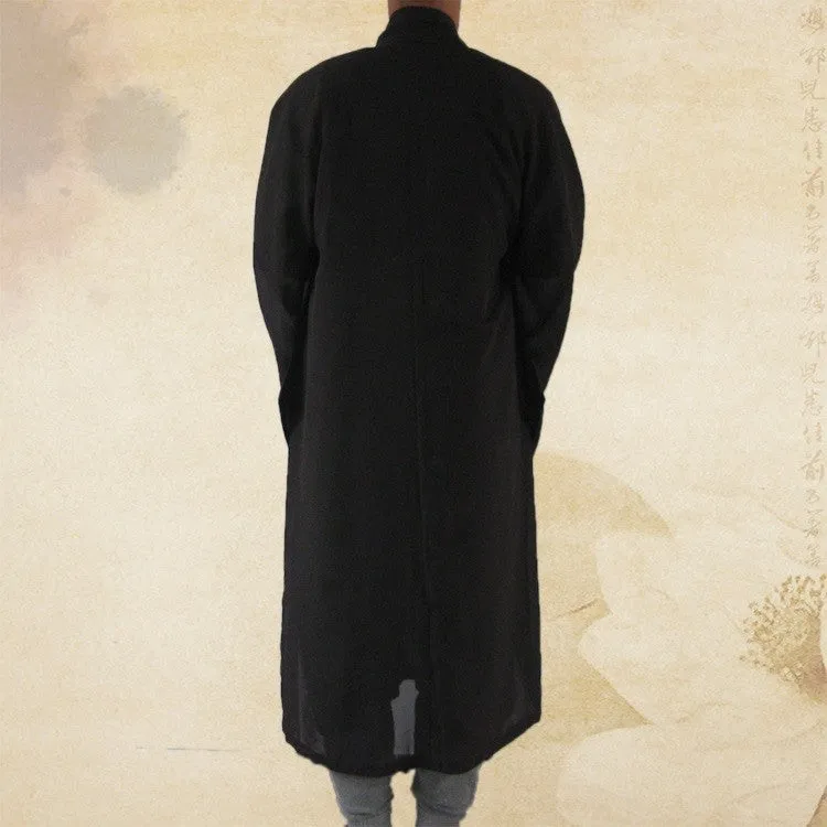 Unisex Zen Buddhist Robe, Lay Monk, Meditation Gown, Monk Training Uniform