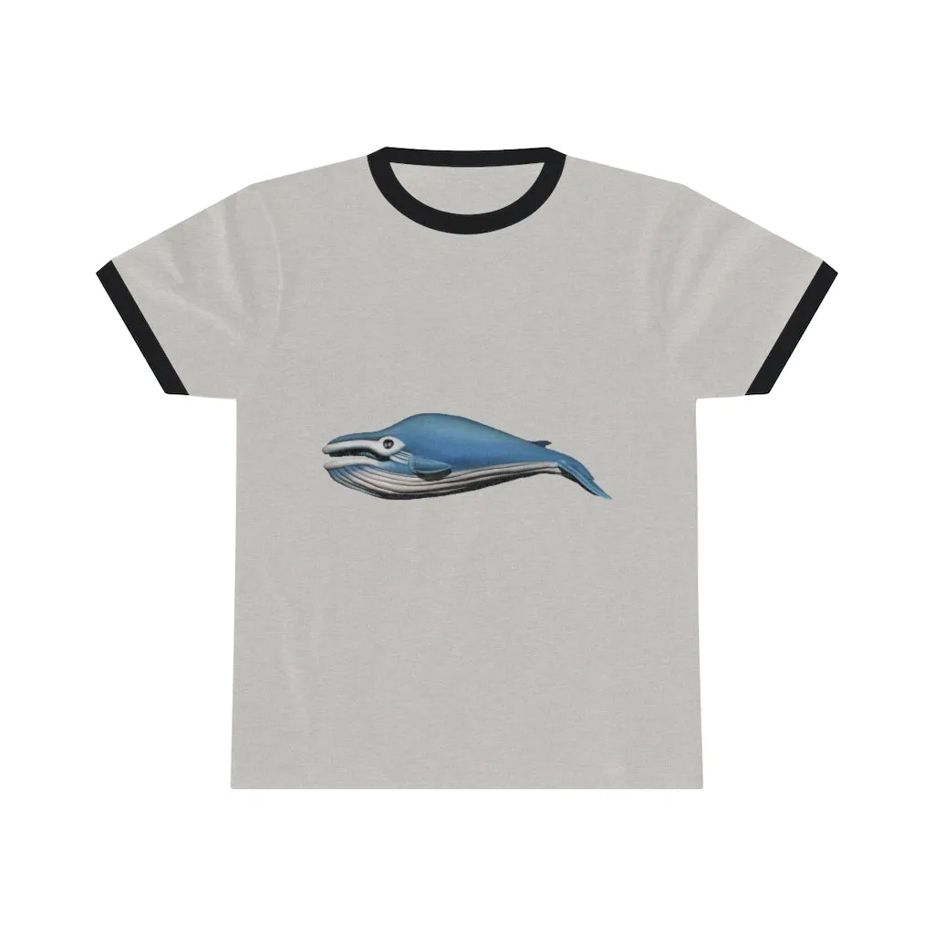 Whale Unisex Ringer Tee