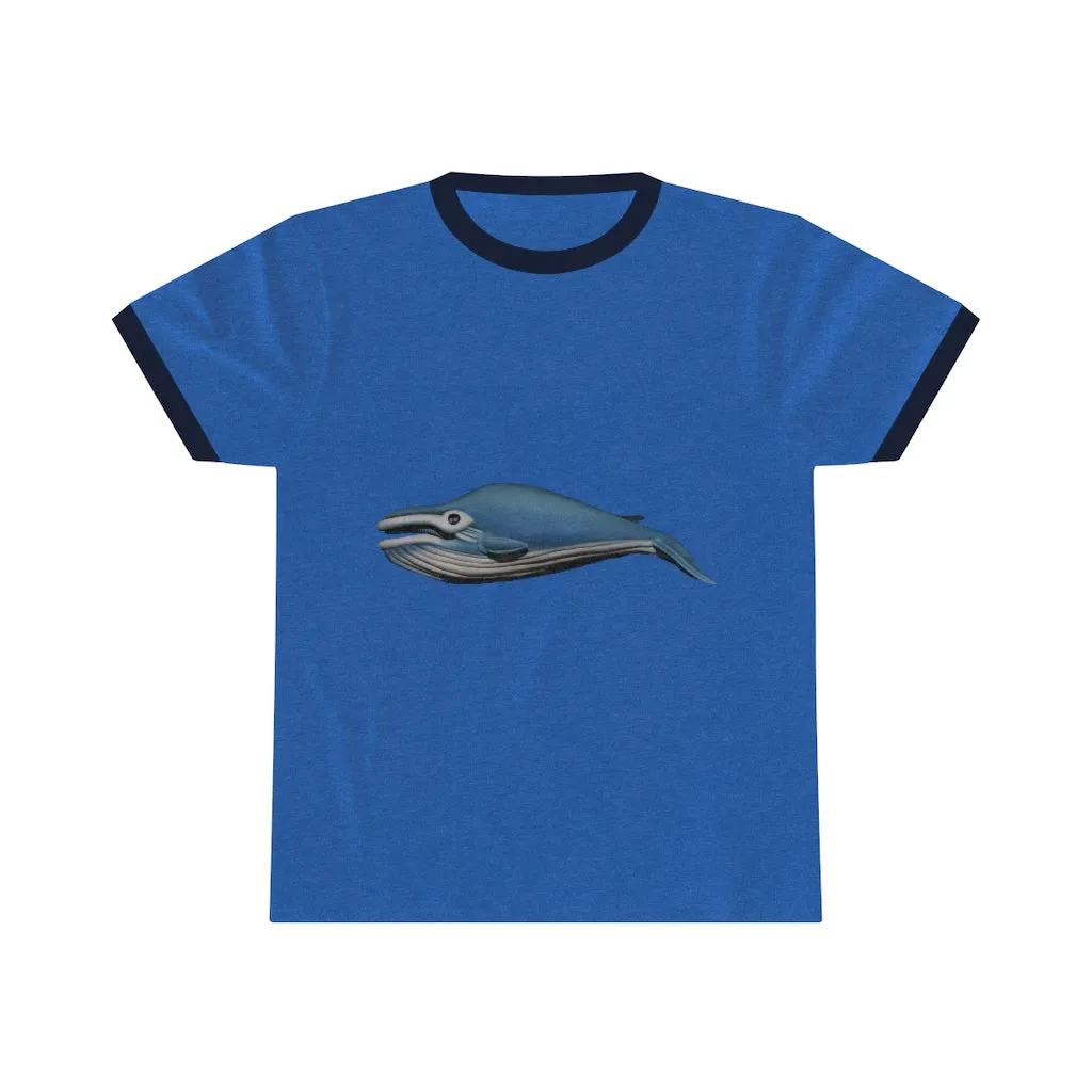 Whale Unisex Ringer Tee